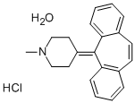 Cyproheptadine hydrochloride sesquihydrate